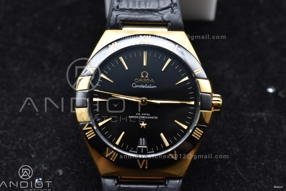 Black Constellation Black A8900 Gummy Black Clone 1:1 Strap Super on Edition VSF Dial YG Best Ceramic 0130